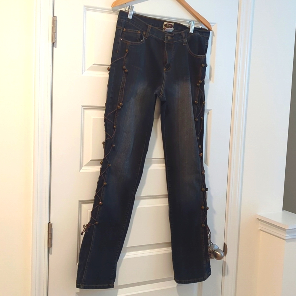 Jeans by Elite Waist 17 Rise 10 Inseam 32 L41